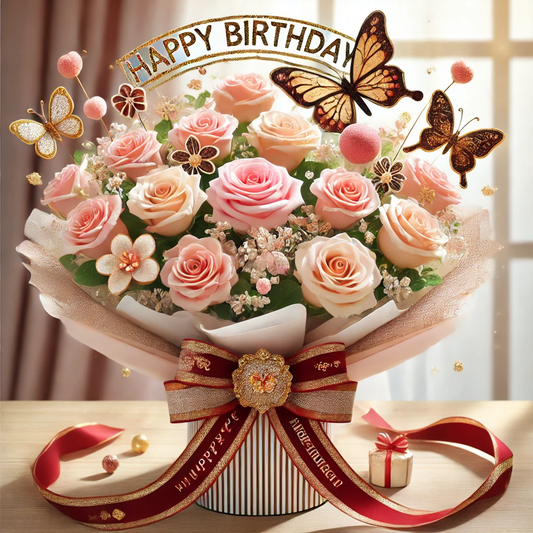 *"Floral Birthday  50 Roses "**.