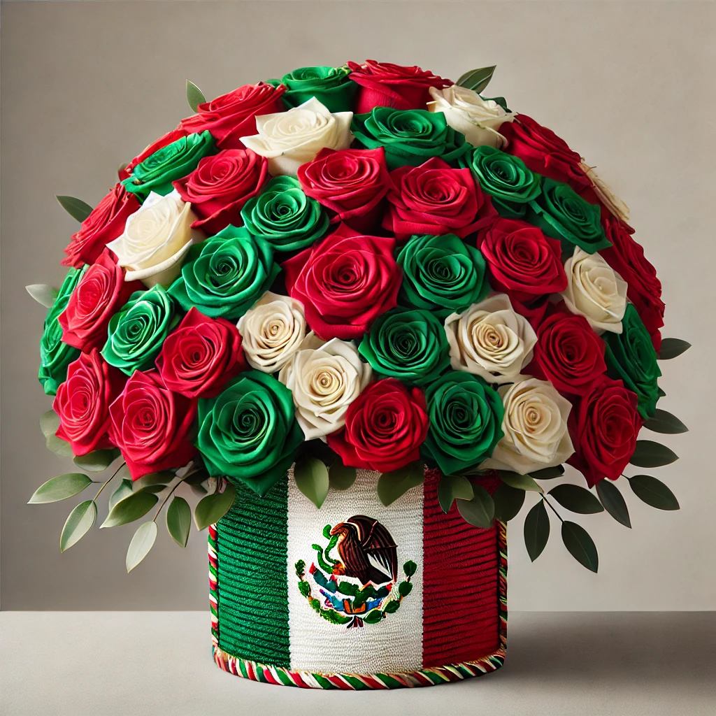 Flag Bouquet of Roses !